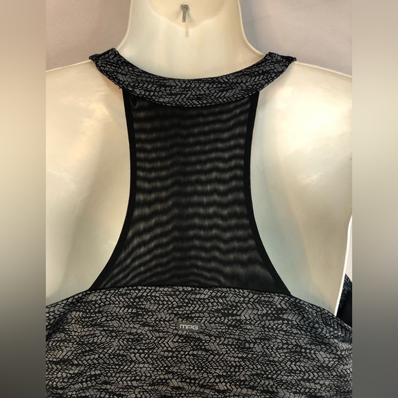 MPG Mondetta Women’s Activewear Athletic Dress Razorback Built in Bra Sheer - Picture 3 of 6